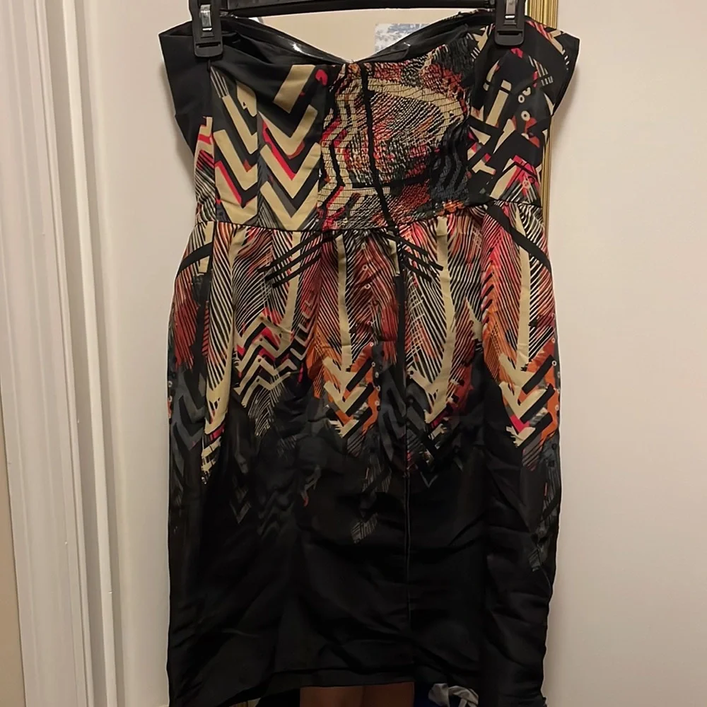 Ecotè Patterned Mini Dress - Picture 3 of 10